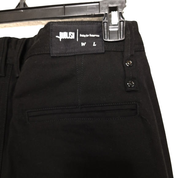 Publish Black Cargo Streetwear Athleisure Utilitarian Denim Jogger Pant Size 30 - Picture 7 of 11